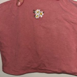 Hollister strapless daisy top